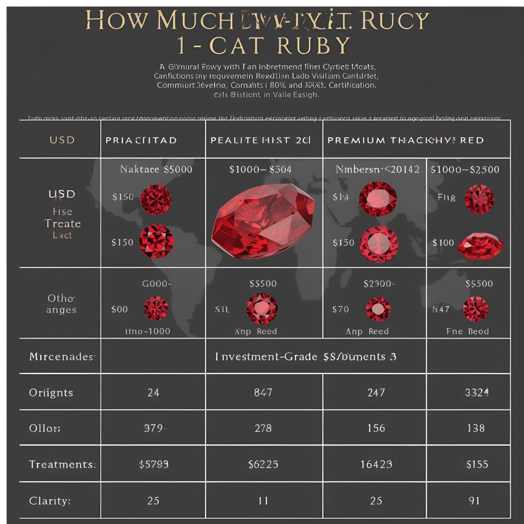 How Much Is the 1-Carat of Ruby Birthstone Worth